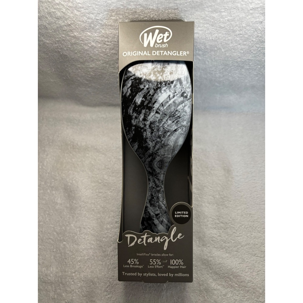 Wet Brush Original Detangler Limited Edition Black White Marble Hair Brush